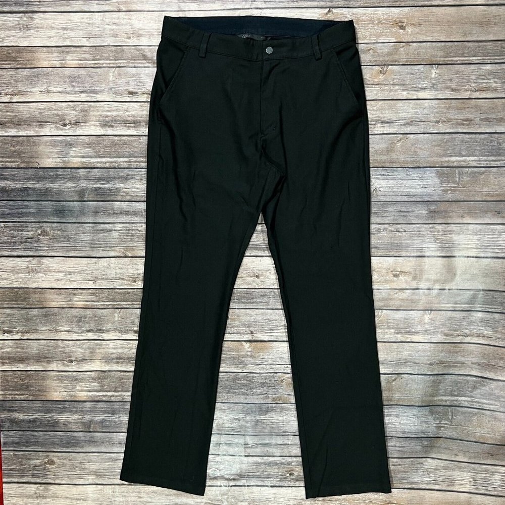 QOR 3XDRY Straight Leg Performance Chino Stretch Pants 34x32 Mens Black Outdoors